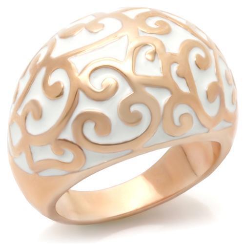 JCE210 Rose Gold Brass Ring with No Stone