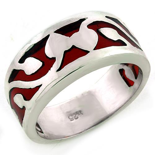 JCEAS1201 High-Polished 925 Sterling Silver Ring with No Stone