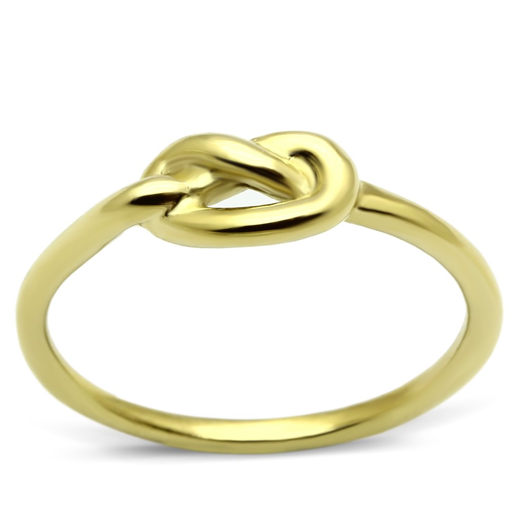 JCE630G IP Gold(Ion Plating) Stainless Steel Ring with No Stone